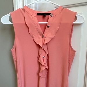 Black House White Market Pink Sleeveless Blouse, Size XXS